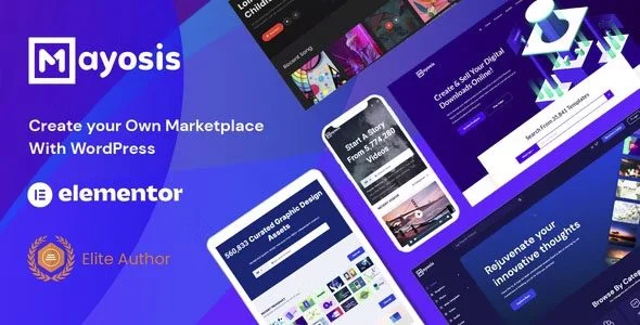 Download Mayosis - Multipurpose Digital Marketplace Theme - Ecommerce Storefront Design Free