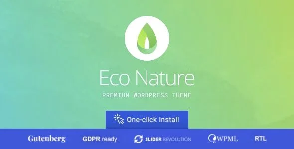 Download Eco Nature- Eco-Friendly Design- Sustainable Development Free Theme