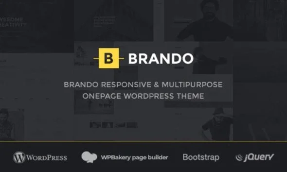 Download Brando-Responsive Multipurpose OnePage Theme-Web design Blog Portfolio