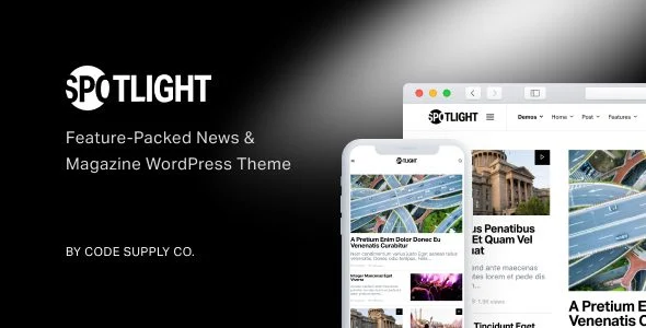 Download Spotlight-News Magazine Theme-Blog Design-SEO Optimization-Premium