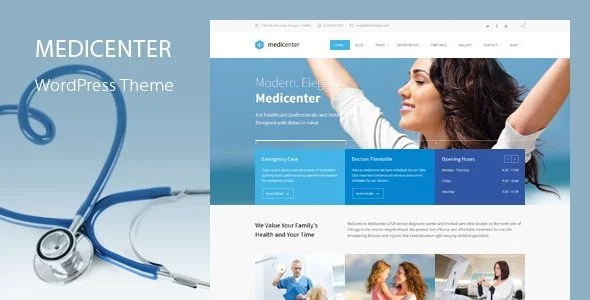 Download MediCenter-Modern Health Clinic Theme-Responsive Design Professional Aesthetics Medical Services