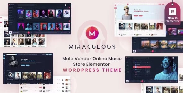 Download Miraculous Multi Vendor Music Store-Elementor Responsive Premium Theme