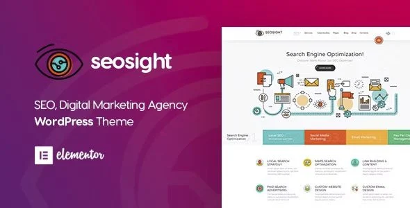 Download Seosight-Digital Marketing Agency Theme-SEO Optimization Lead Generation Sales Funnel Conversion