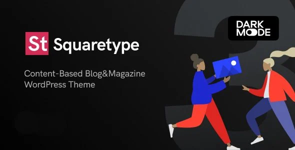 Download Squaretype-Modern Blog Theme-Elegant Design-Blogging Platform-Premium Features