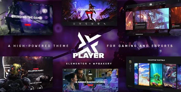 Download PlayerX-Gaming eSports Premium-Responsive Design-High Performance-Real-Time Stats