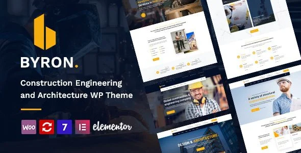 Download Byron-Construction Engineering Theme-Building Projects Free Download