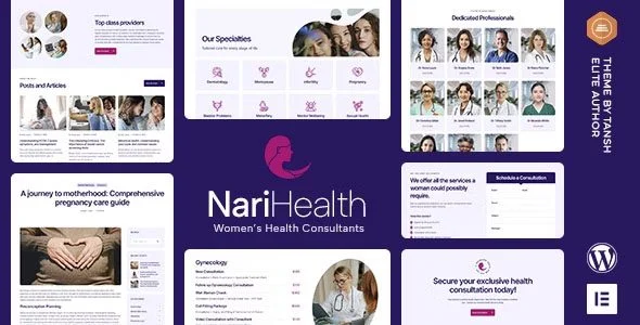 Download NariHealth-Women's Health Solutions-Consultant Blog Free Theme