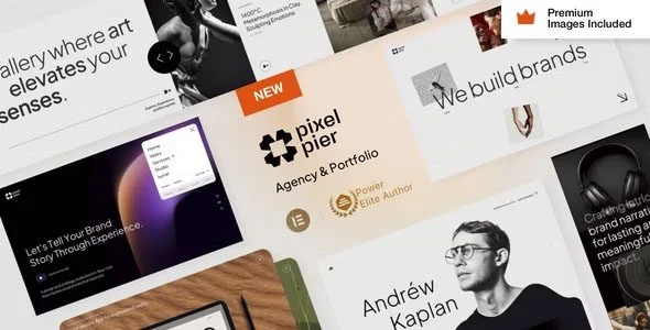 Download Pixelpiernyc-Portfolio Creative Agency Freelancer Theme -Modern Design Business Professional Freelancer