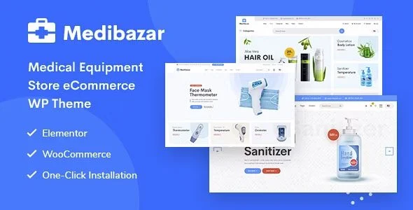 Download Medibazar-Premium Medical WooCommerce Theme-Easy Setup-Hospitals Clinics Admin
