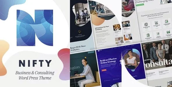 Download Nifty Business Consulting WordPress Theme-Modern Design-Consulting Agency Marketing Freelancer Professional