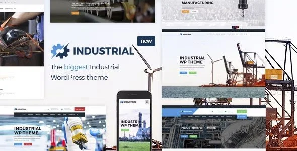 Download Industrial Business Theme-Flexibility Customization-Small Industrial Manufacturing Company Digital Marketing Sales