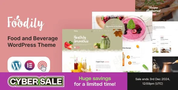 Download Foodily-Elegant Food Blog-Recipe Sharing Foodie Community Premium