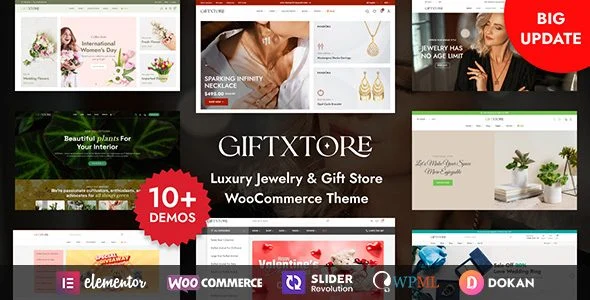 Download GiftXtore-Luxury Gift Shop Theme-Elementor WooCommerce Premium Jewelry Store