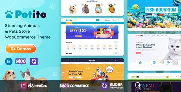 Download Petito WooCommerce Theme-Shopify Pet Store-Best Pet Shop Design Premium
