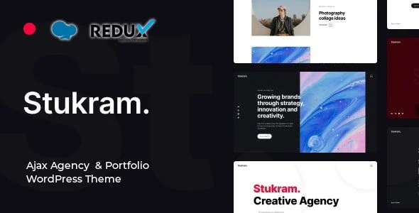 Download Stukram-Modern AJAX Agency Portfolio Theme-Professional Business Design Creative Works