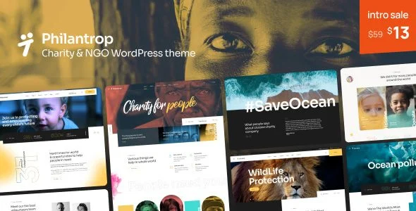 Download Philantrop Charity Nonprofit Theme - Modern Design - Free Download