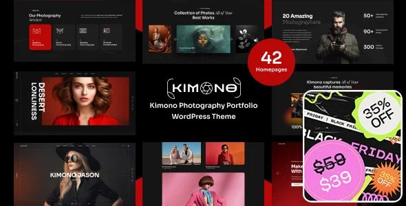 Download Kimono-Professional Photography Portfolio Theme-Modern Design-Highly Customizable-Free