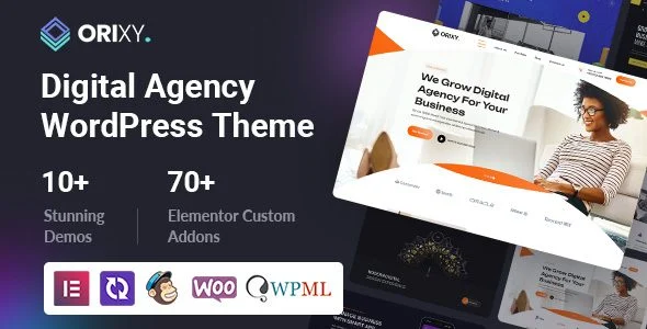 Download Orixy-Premium Creative Agency Theme-Easy Customization Digital Marketing Business Professional