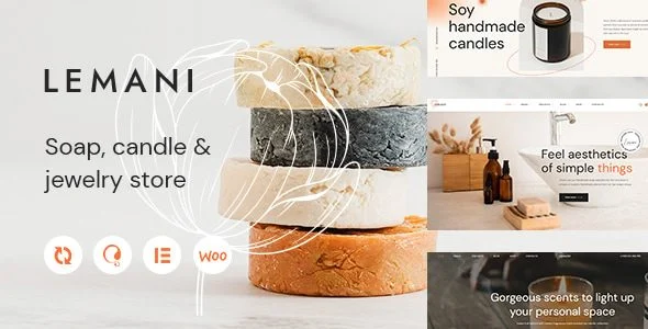 Download Lemani - Elegant Handmade Jewelry Store Theme DIY crafts luxury gifts