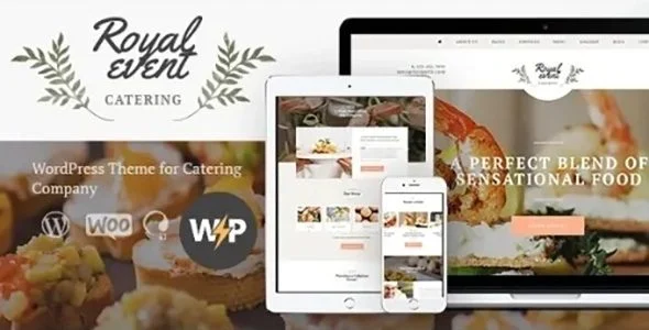 Download Royal Event-Wedding Catering Planning Free Theme