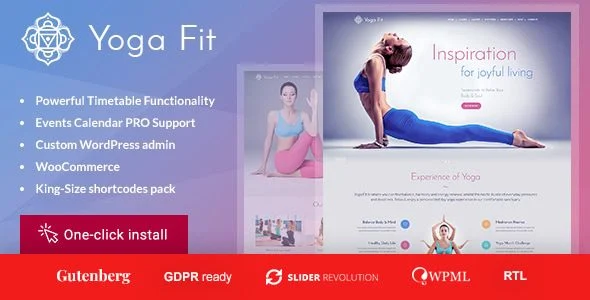 Download Yoga Fit-Premium Fitness Theme-Wellness, Gym, Online Classes