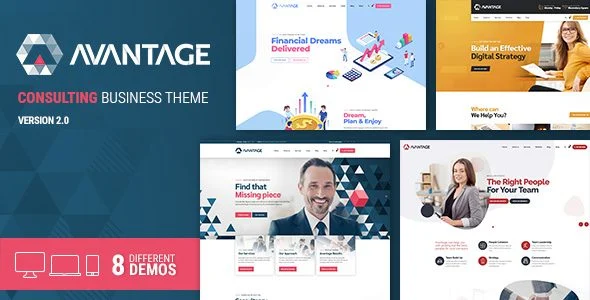 Download Avantage Premium Business Consulting Theme Growth Marketing Lead gen Sales Strat