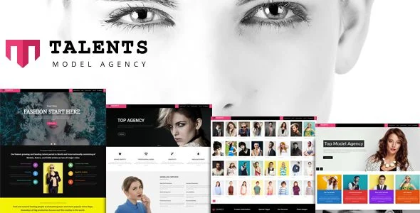 Download Talents-Professional Model Agency Theme-Social Portfolio Creative Agency