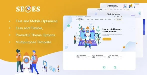 Download Seoes-Premium Marketing Agency Theme-Building Professional Sites-Smart Design SEO Friendly