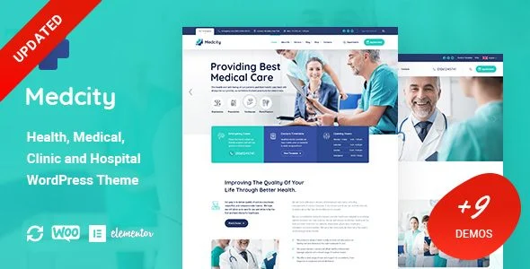 Download Medcity-Responsive Healthcare Design Professional Medical Services Latest Version