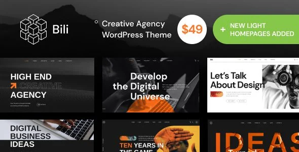 Download Bili-Creative Agency Theme-Portfolio Business Marketing Design