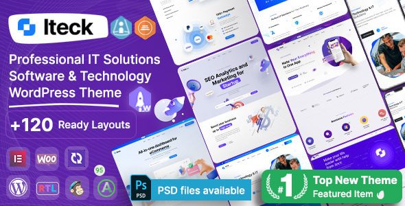 Download Iteck-Elementor Business Tech Theme Professional Conversion Marketing
