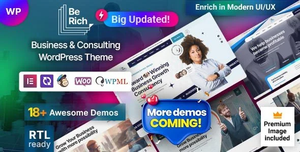 Download Berich Premium Corporate WordPress Theme Business Consulting Legal Firm Expertise