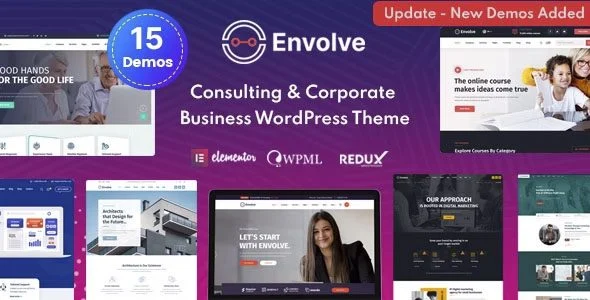 Download Envolve Consulting Business Theme Professional Growth Lead Generation