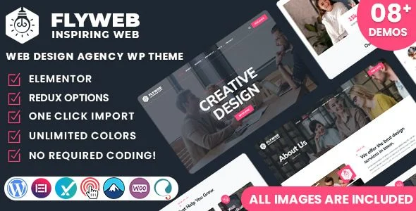 Download Flyweb-Premium Web Design Agency Theme-Modern UI-Business Portfolio-SEO Optimized