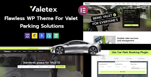 Download Valetex-VALET PARKING Theme-Easy Booking-Dynamic Pricing-Online Payments-Located Businesses