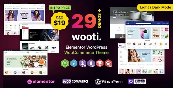 Download Wooti WP - Multipurpose WooCommerce Theme Ecommerce Shop Business Free