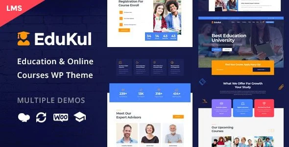 Download Edukul-Online Courses Theme-Responsive Design-Learning Platform-Free