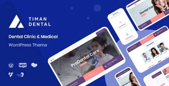 Download Timan-Dental Clinic Theme-Modern Design-HighlysCustomizable-Premium Features