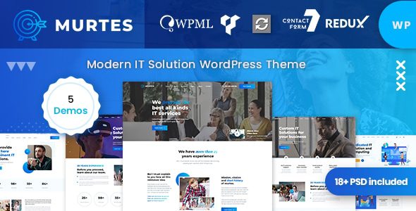 Download Murtes-Premium IT Solutions Theme Business Consulting Web Design