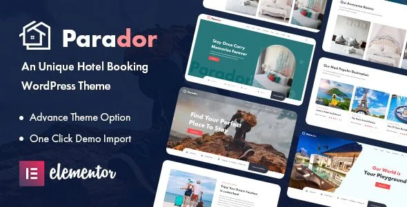Download Parador-Free Premium Luxury Hotel Booking Theme Modern Design SEO Optimized