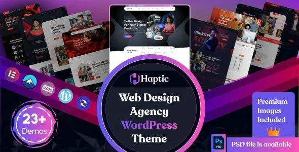 Download Haptic-Modern Design-Web Design Portfolio-Business Freelancer-Creative Agency