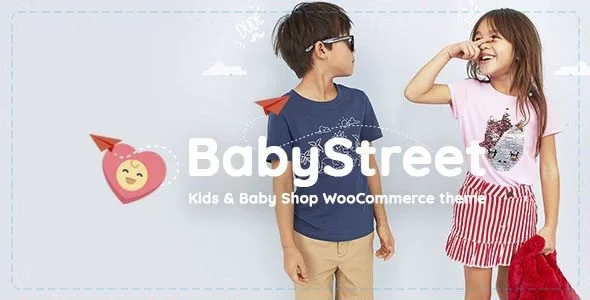 Download BabyStreet WooCommerce Theme for Kids Toys Clothes Shops - Responsive Design - Child-Friendly UI - SEO Optimized - Premium Edition