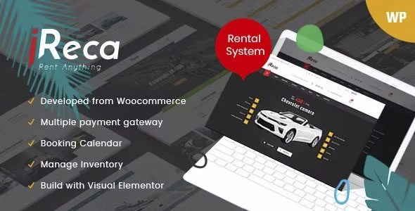 Download Ireca-Premium Boat Bike Rental Vehicle Calendar Theme for Holiday Activities Adventure Tours