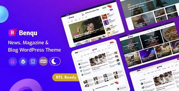 Download BenquNews Magazine Theme-Elegant Layout-SEO OptimizedFree