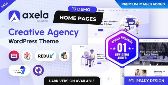 Download Axela-Creative Agency Portfolio Theme-Modern Design-Highly Customizable-Build Professional Sites