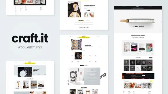 Download Craftit - Artisan Shopping Theme for Crafters - Handmade WooCommerce Store Design Free