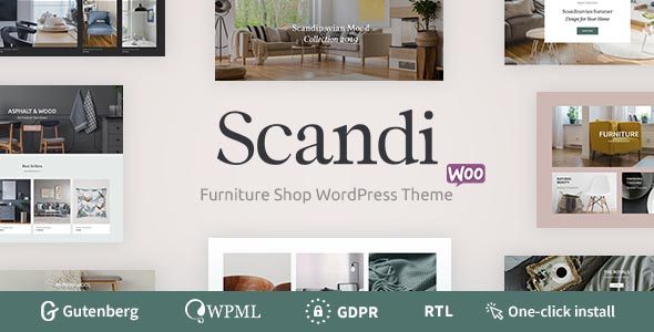 Download Scandi-Furniture Home Decor Shop WooCommerce Theme Elegant Design Modern Decor Stylish Interior