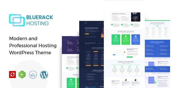 Download Bluerack-Responsive Hosting Design-SEO Optimized Customizable