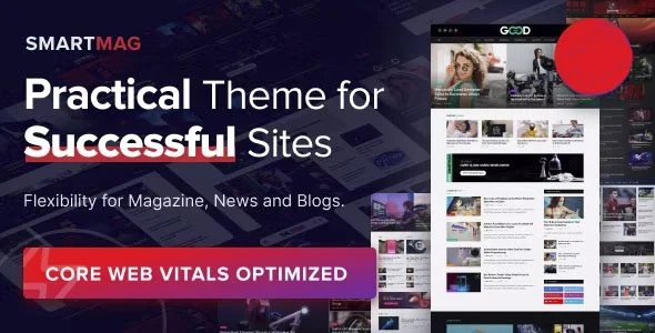 Download SmartMag-News Magazine Theme-Premium Design Eye-Catching Layout Focus On Readers