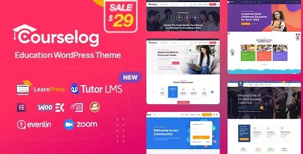 Download Courselog-Education Theme-Learning Platform-Online Courses-Marketing Tools
